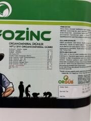 Orgüb Fosfozinc Sıvı Fosfor ve Çinko içerikli Çiçeklendirici ve Köklendirici Sıvı Gübre 20 Litre