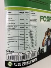 Orgüb Fosfozinc Sıvı Fosfor ve Çinko içerikli Çiçeklendirici ve Köklendirici Sıvı Gübre 20 Litre