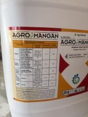 Agrofarm  AGRO MANGAN %6 Mangan SÜlfat içerikli Sıvı Gübre 20 Lt