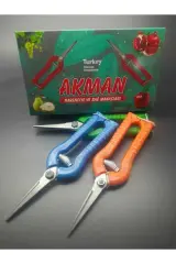 Akman Sivri Uçlu Üzüm Budama Makası | Hassas Kesim, Bağ Budama İçin Profesyonel Makas