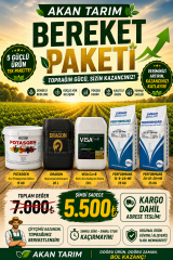 Akan Tarım Bereket Kampanya Pakedi 5'li  Set Sadece 5500 Lira Kargo Dahil