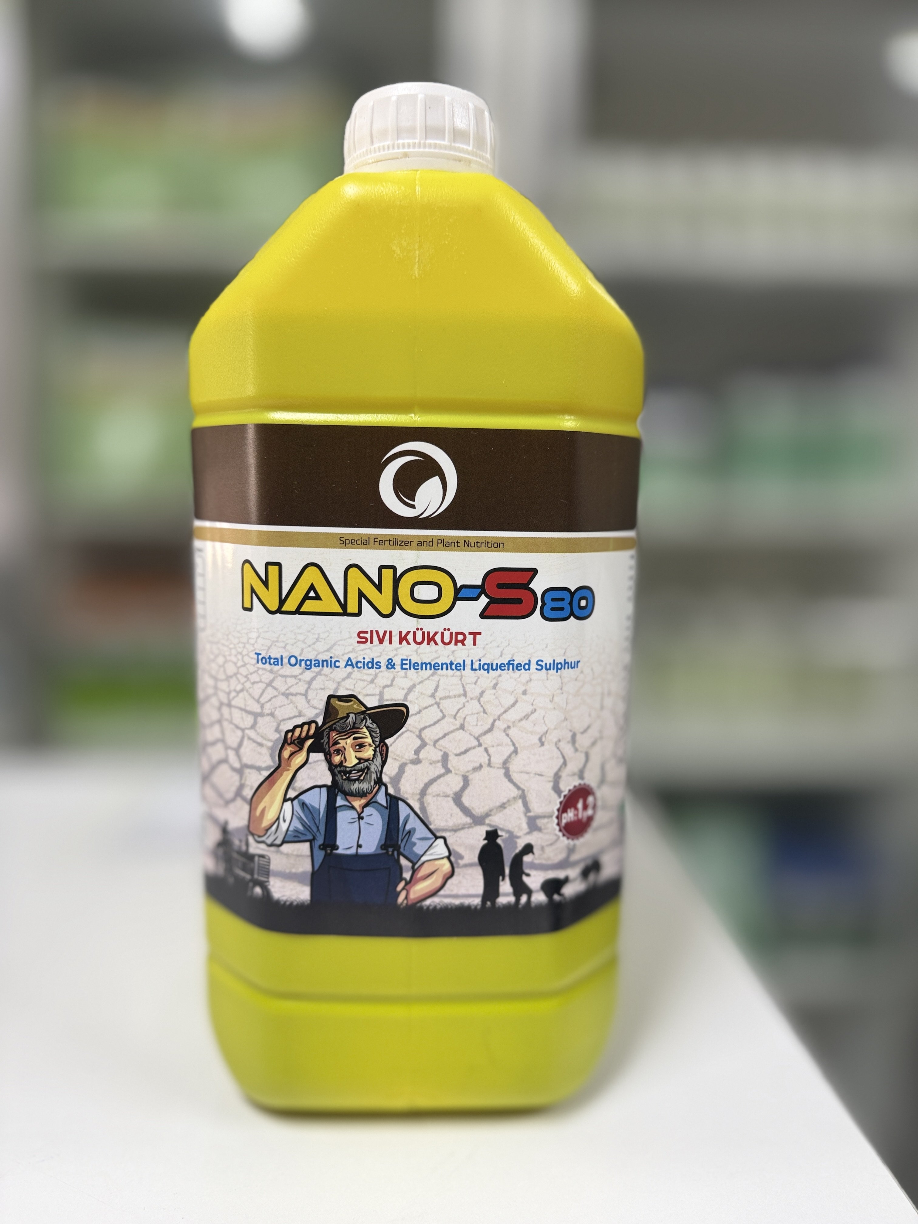 Orgüb Nano S80 Sıvı Kükürt pH Regülatörü – 5 Litre | Nano Teknolojili Kükürt ve pH Düzenleyici