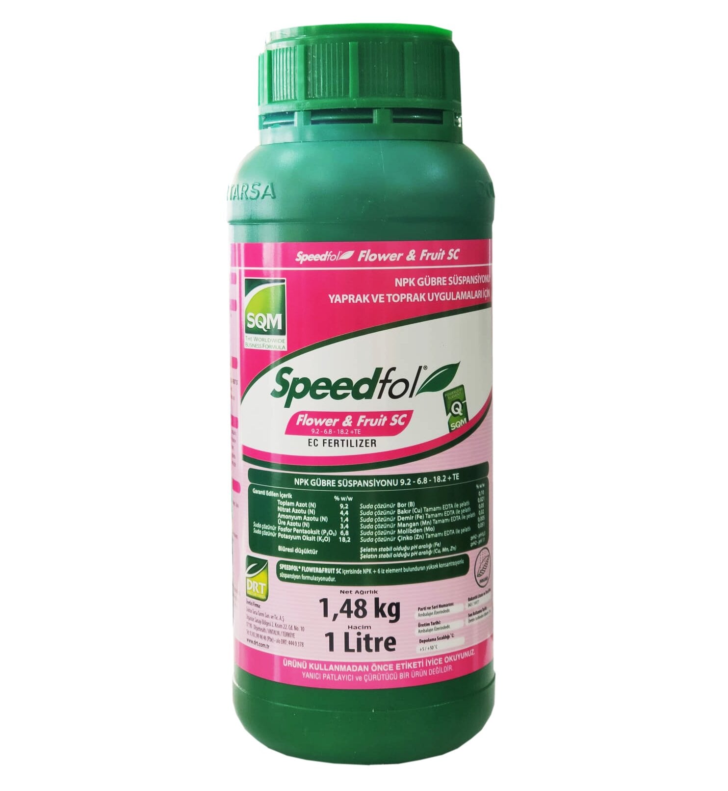 Doktor Tarsa Speedfol Flower & Fruit SC Sıvı Yaprak ve Damlama Gübresi 1 Lt