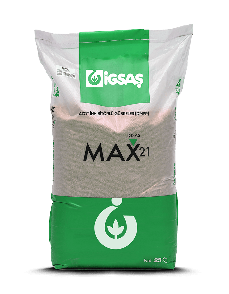 İgsaş Max21 | Akıllı Şeker | Yavaş Salınımlı Azot içerikli Gübre 25 Kg