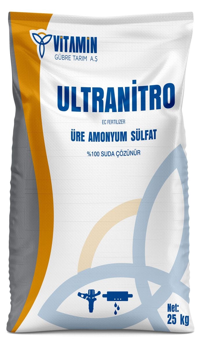 Vitamin ULTRANİTRO 33 N +25 SO3 (Kristal) 33'lük Azot içerikli Gübre 25 KG
