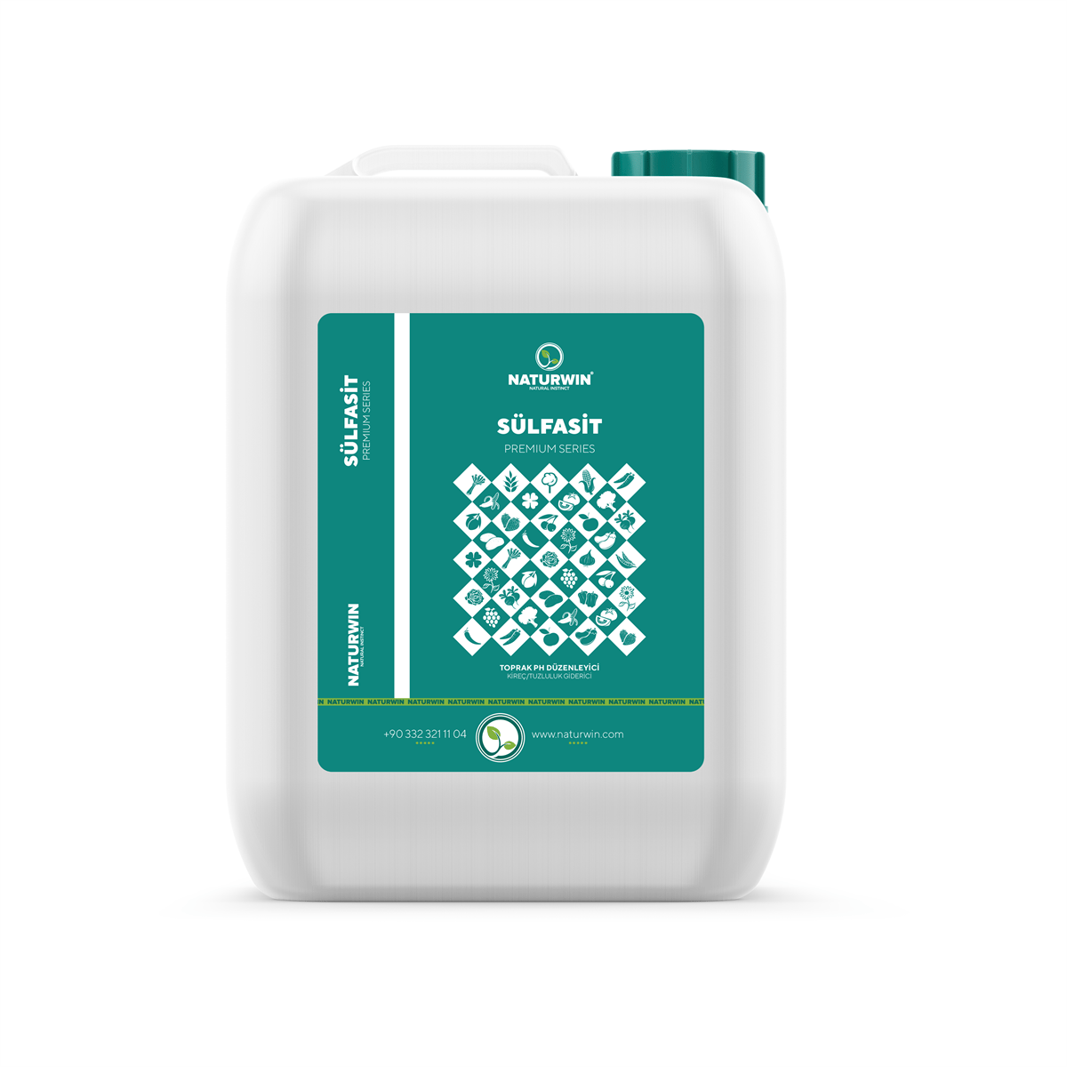 Naturwin Sülfasit Toprak pH Düzenleyici Tuzluluk ve Kireç Giderici Sıvı 20 Lt