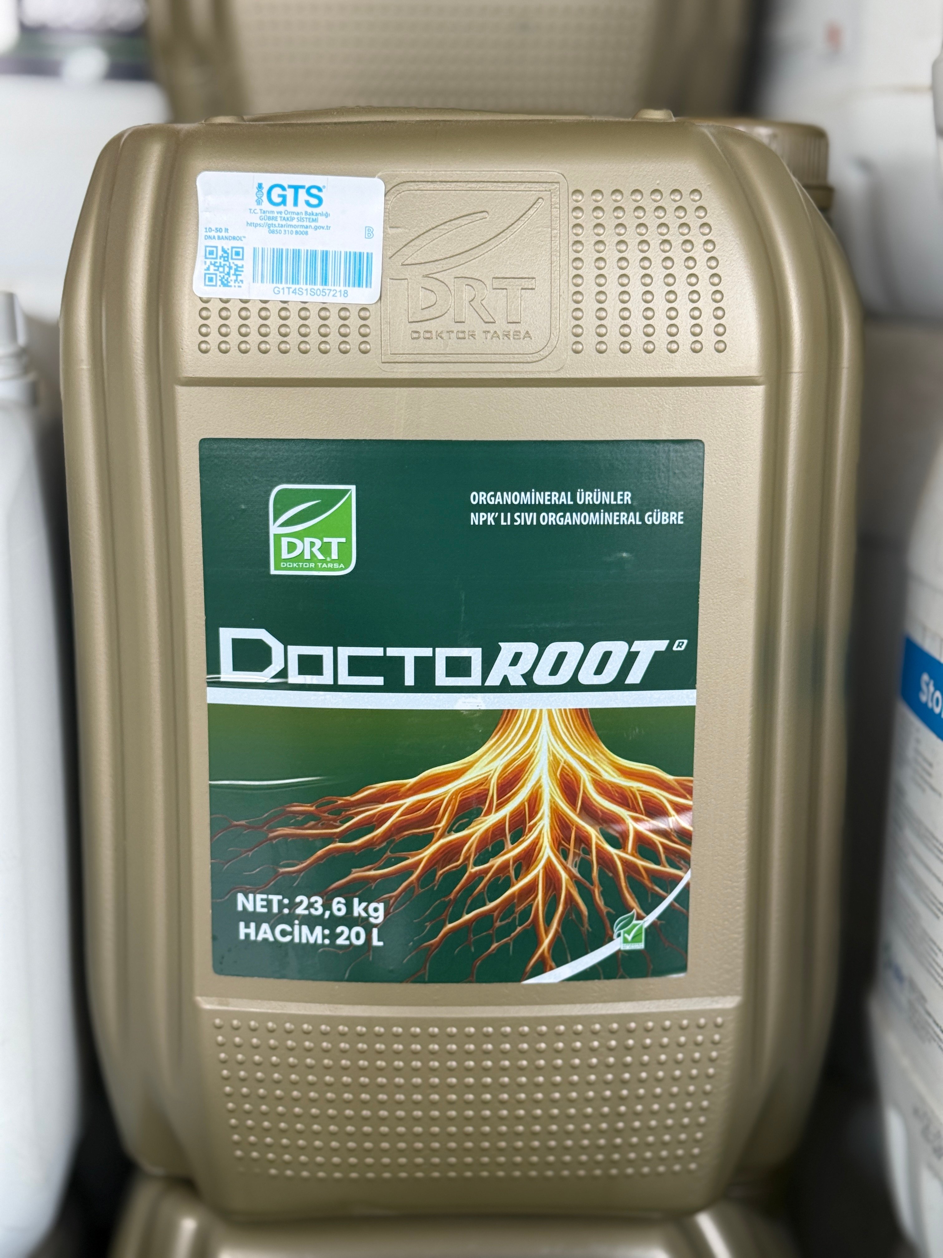 Docto Root Mikro Element ve NPK'LI Köklendirici Sıvı Organomineral Gübre 20 Lt