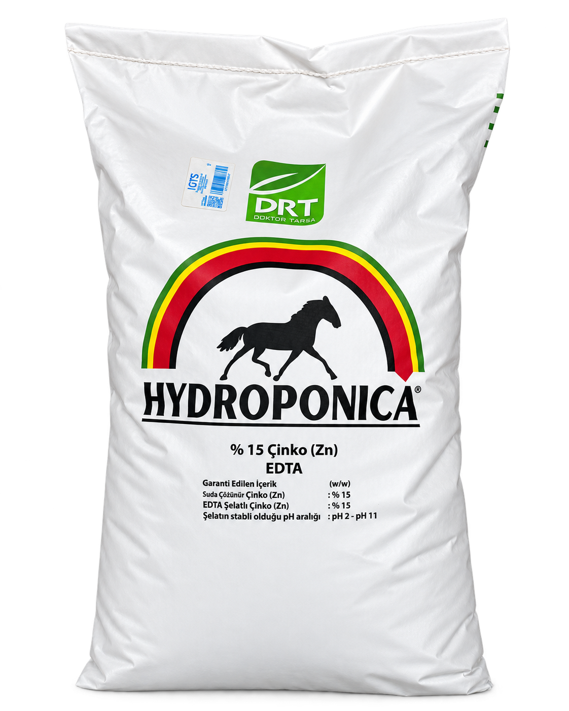 Doktor Tarsa Hydroponica Micro Zn %15 EDTA Şelatlı Çinko İçerikli Yaprak Gübresi | 25 Kg