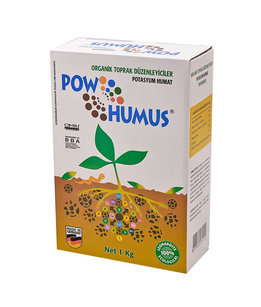 Stoller Powhumus Potasyum Humat Köklendirici NK Gübresi 1 KG