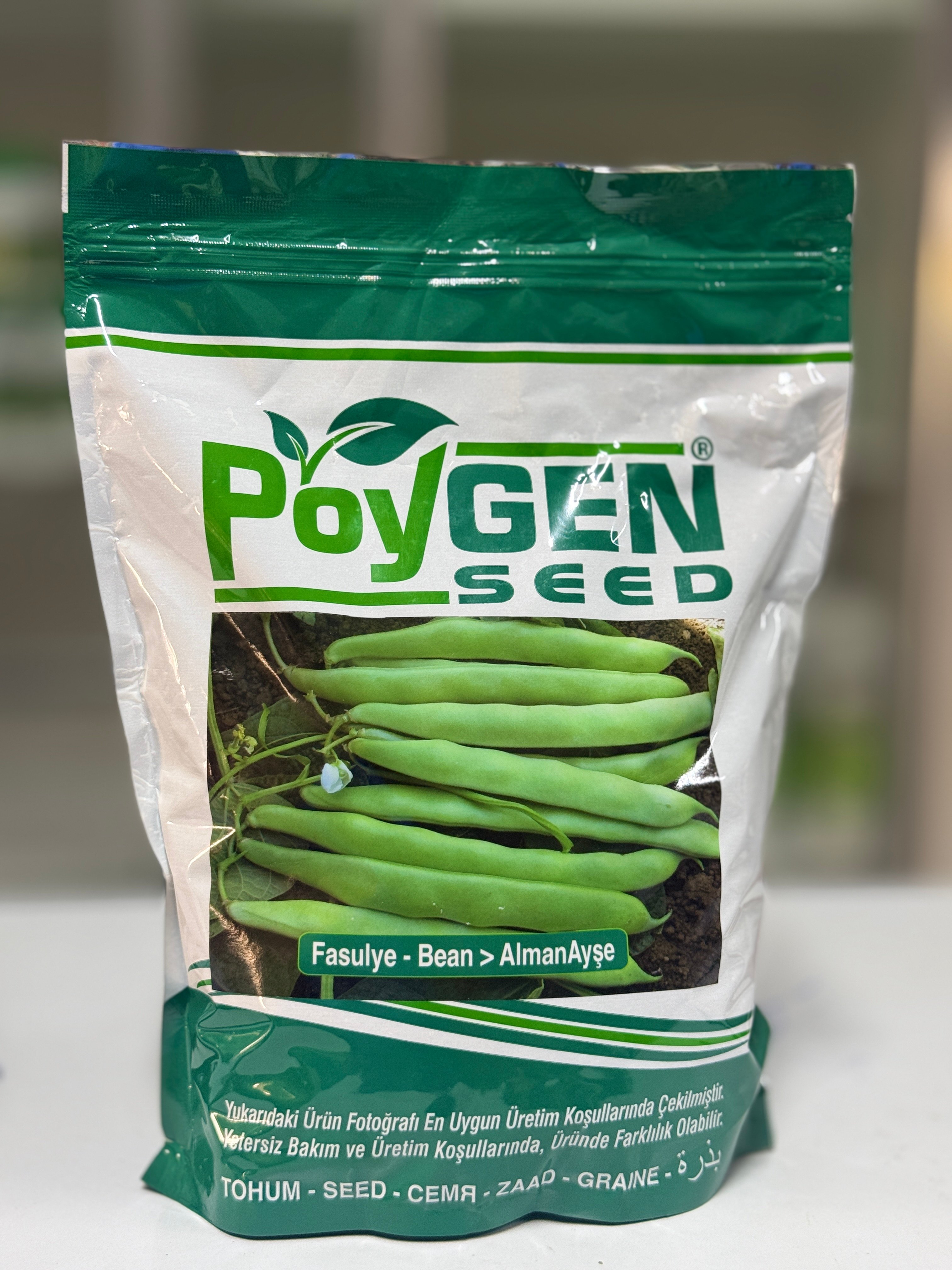 Poygen Tohum Alman Ayşe Sırık Fasulye Tohumu 2 KG
