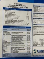 Stoller Harvest More 10-55-10 + TE Çiçeklendirici NPK Gübresi 2.5 KG