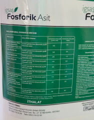 İgsaş Fosforik Asit %61 20 Lt- 35 KG
