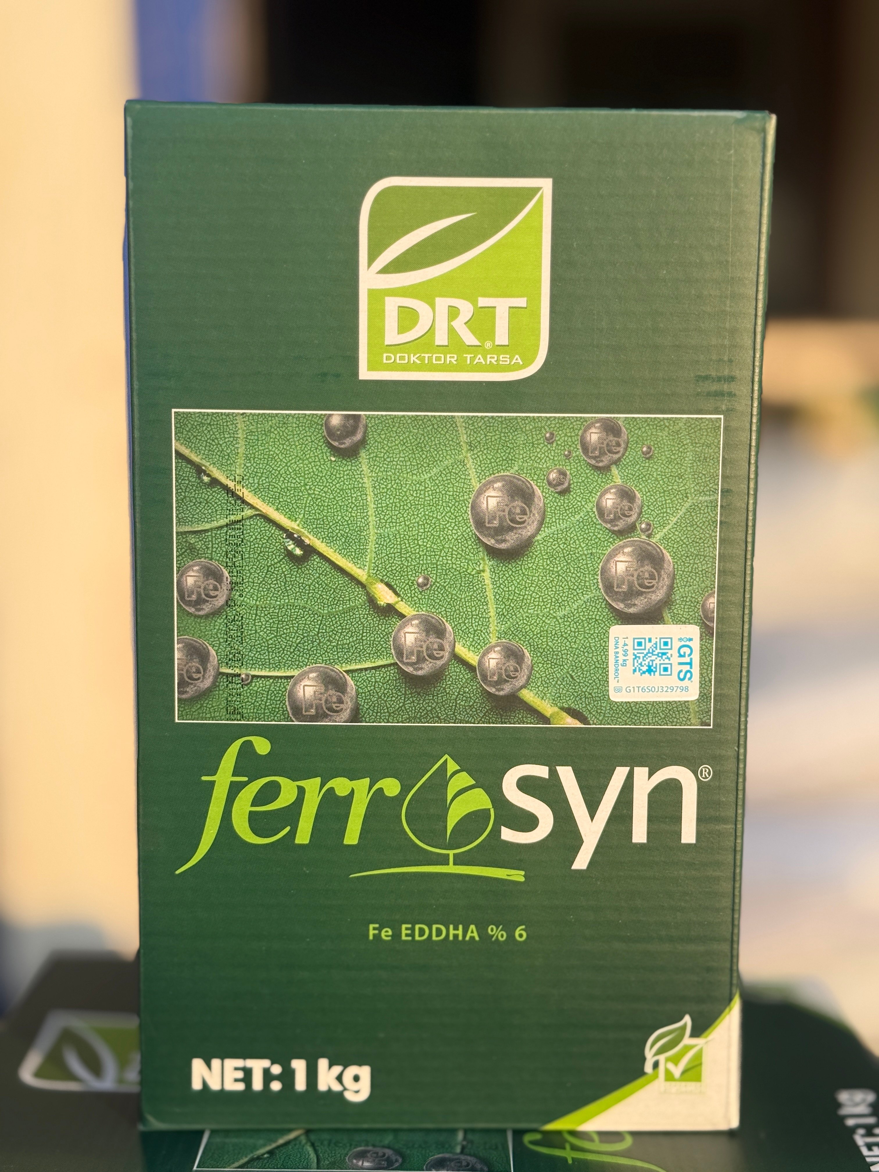 Doktor Tarsa Ferrosyn Fe EDDHA %6 Şelatlı Demir Gübresi 1 KG