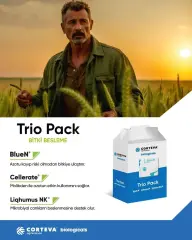 Corteva Trio Pack Mikrobiyal Azot Bağlayıcı Gübre - Blue N - Liqhumus - Cellerate 3'lü Set