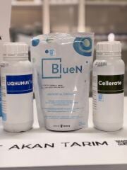 Corteva Trio Pack Mikrobiyal Azot Bağlayıcı Gübre - Blue N - Liqhumus - Cellerate 3'lü Set